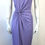 Miniatura: MICHAEL KORS Collection Purple Sleeveless Gathered Mid Length Sheath Dress 6