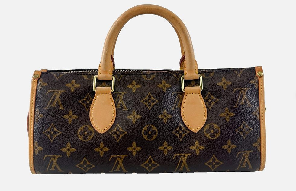 Thumbnail: LOUIS VUITTON Popincourt Monogram Canvas Handbag Brown M40009 Sachet