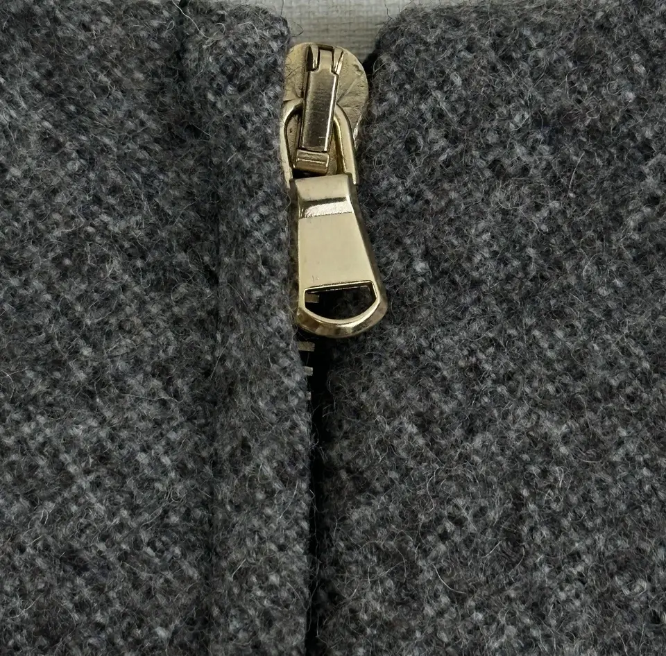 縮圖：RED VALENTINO Tweed Wool Sheath Dress 46 8 Gray Pockets Knee Length NWT