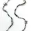 縮圖：CHANEL Faux Pearl Long Adjustable Necklace Black Gray CC Logo Spring 2014