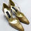 Hình thu nhỏ: STUART WEITZMAN Light Metallic Gold Pumps 37 7