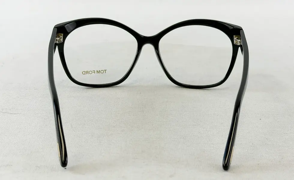 Miniatura: TOM FORD TF5435 Eyewear Glasses Square Black Unisex 57-15-140 Classic