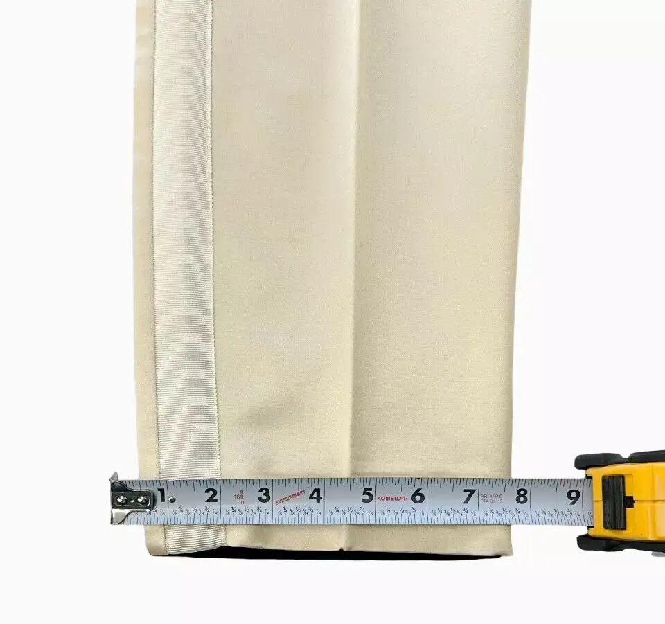 Miniatura: REISS ATELIER Pants Trousers 8 Gracie Slim Fit Colorblock Satin Velvet Pockets