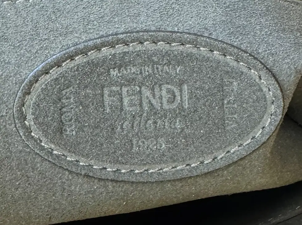 Thumbnail: FENDI Cuoio Romano Selleria Leather FF Tote Satchel Medium Sunflower Yellow