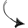 Black arrow pointing to get a quote button  for website design that digital marketing solutions offers