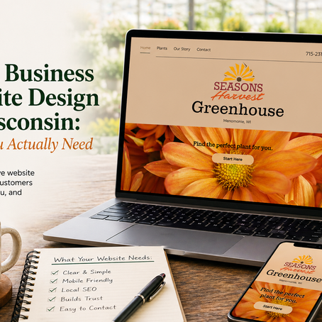 Small Business Website Design in Wisconsin: What You Actually Need