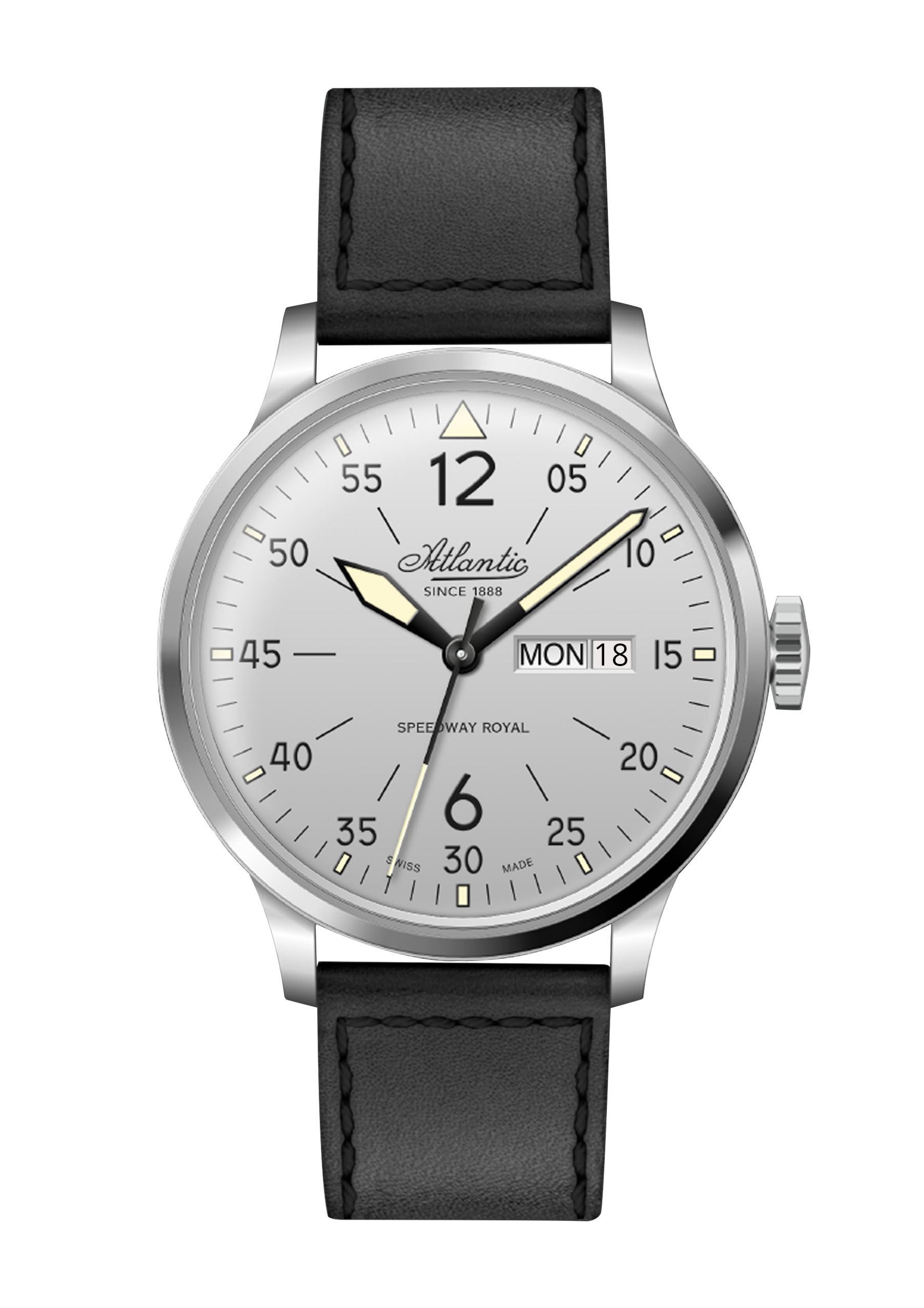 Speedway Royal Day Date Gümüş