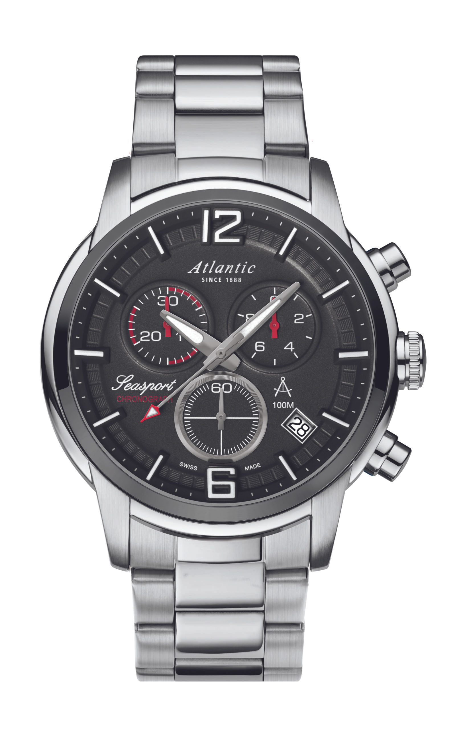 Seasport Chronograph Antrasit Çelik