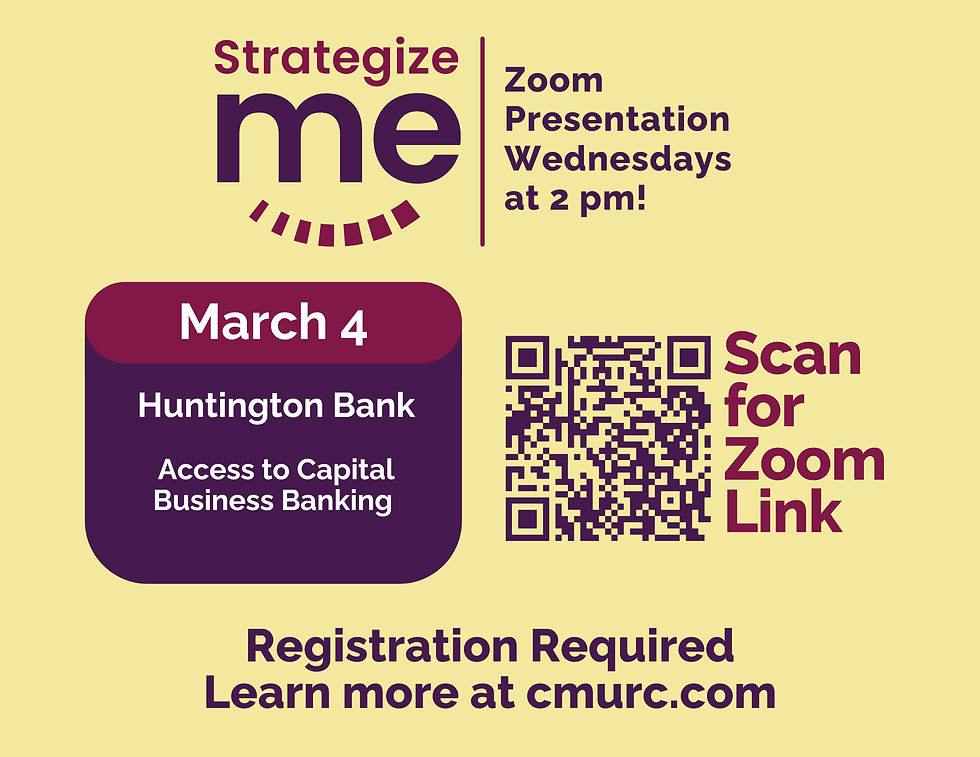 Strategize ME with Huntington - Access to Capital