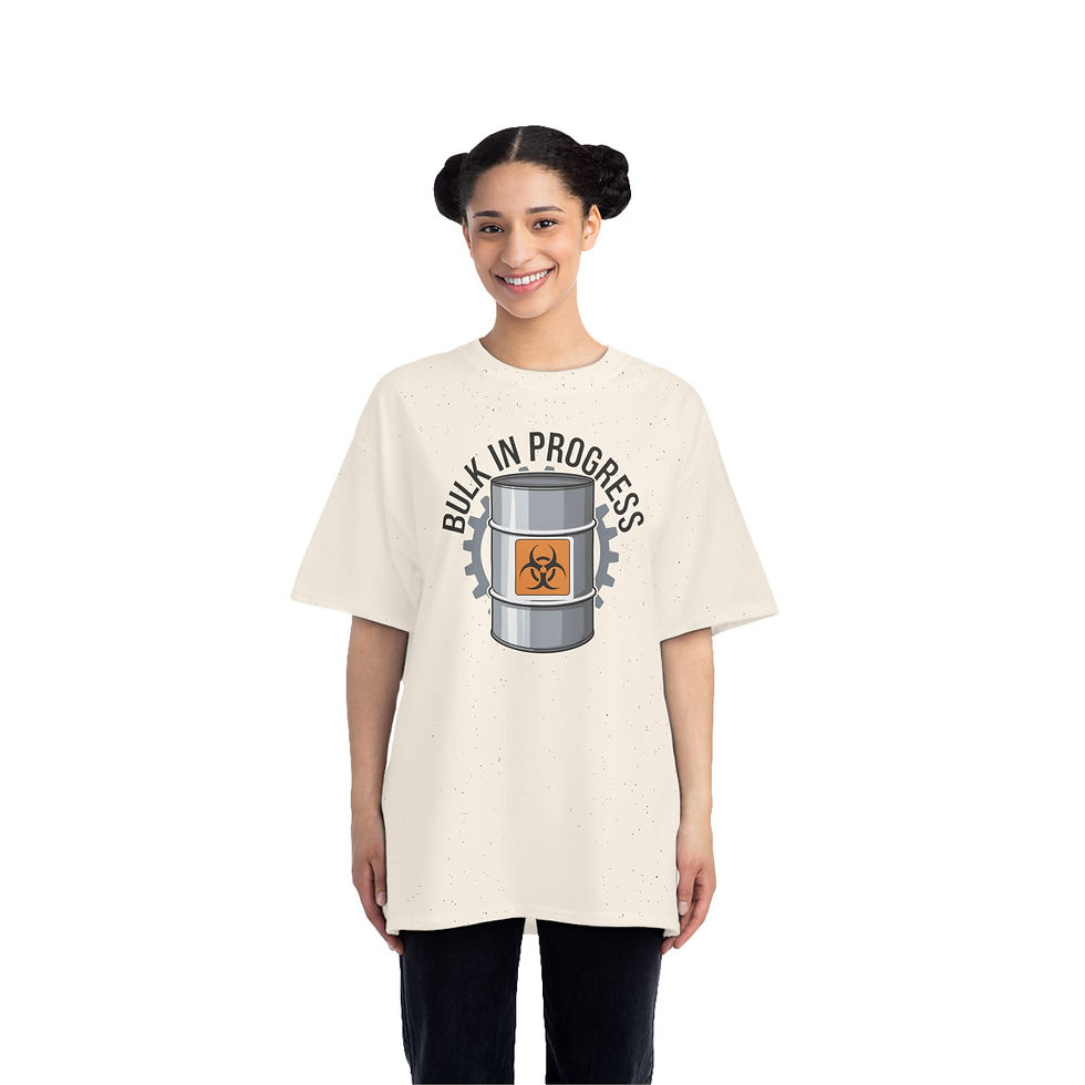Thumbnail: Quirky Bulk In Progress T-Shirt | Gym Pump Cover 