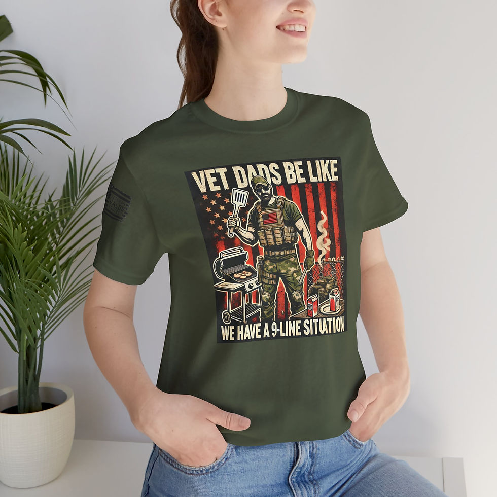 Thumbnail: Veteran Valor Project Unisex Tee, 9- Line