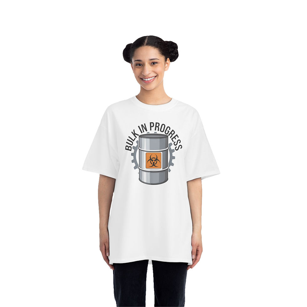 Thumbnail: Quirky Bulk In Progress T-Shirt | Gym Pump Cover 