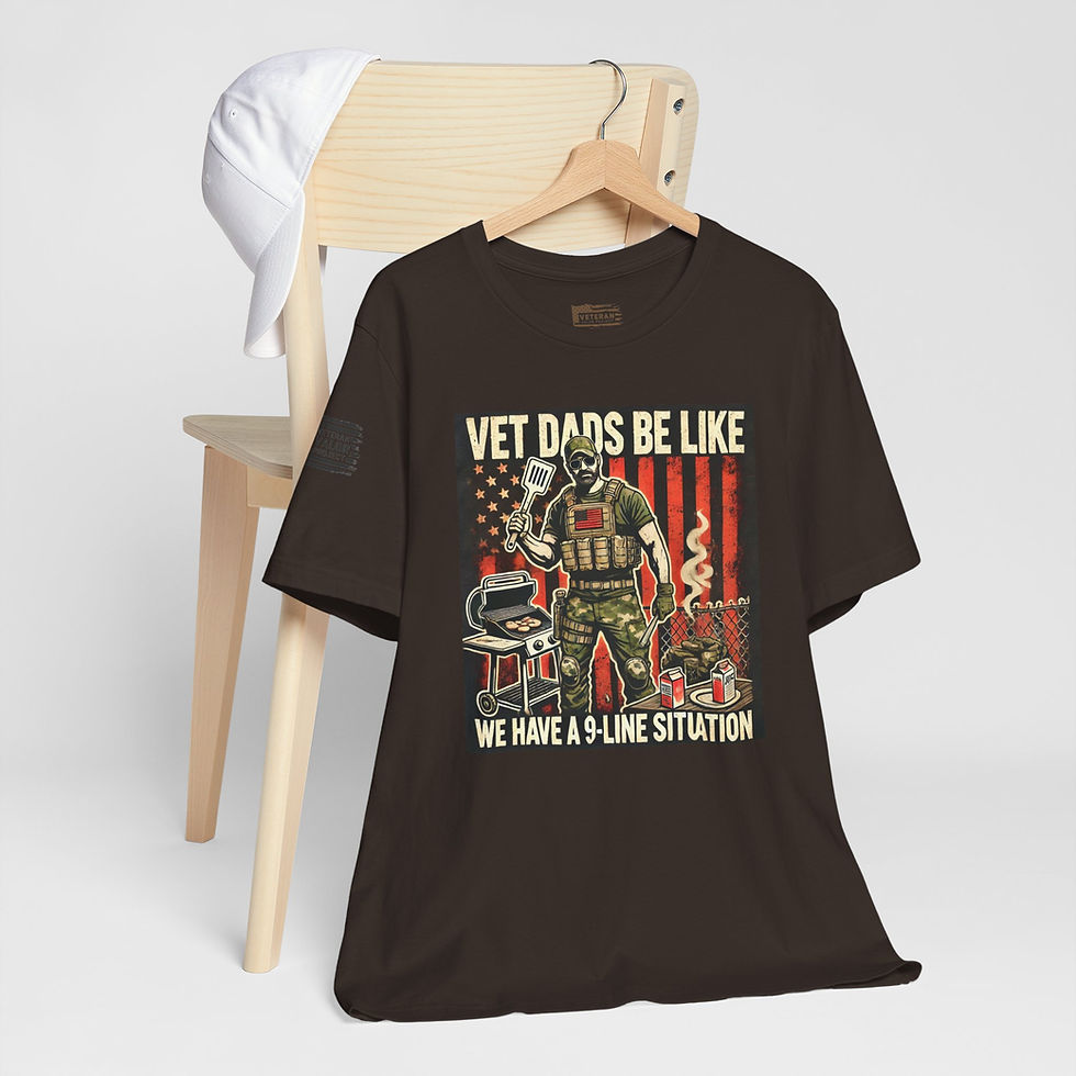 Thumbnail: Veteran Valor Project Unisex Tee, 9- Line