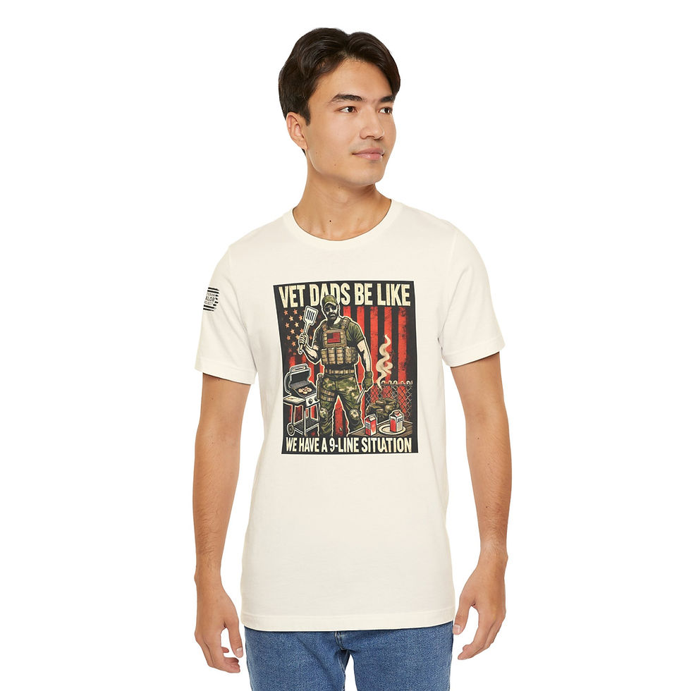 Thumbnail: Veteran Valor Project Unisex Tee, 9- Line