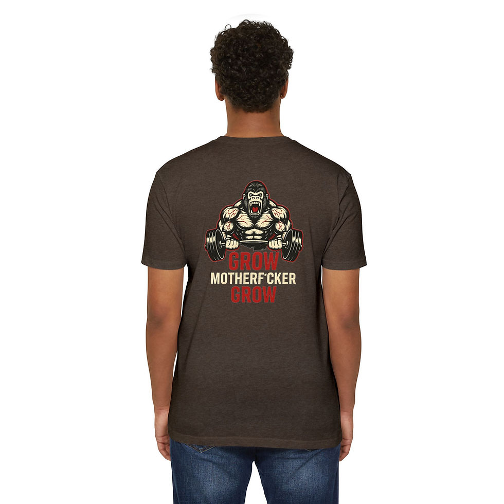 Thumbnail: Unisex Gym Shirt - VVP Grow MF Grow Design
