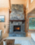 Fieldstone Fireplace