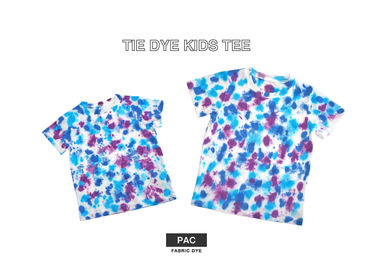 タイダイキットを使ってキッズTシャツをマーブル染め