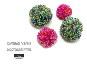 染色糸をアクセサリーにアレンジ