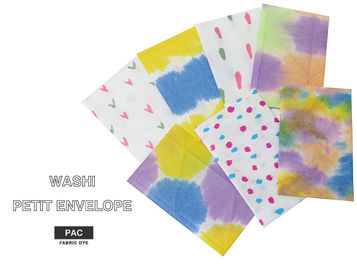 染めた和紙をアレンジ