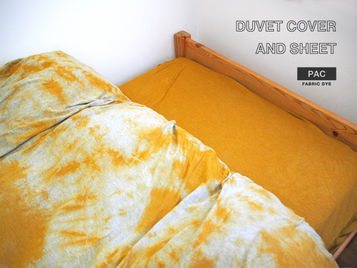 ベッドカバーをカラーチェンジ