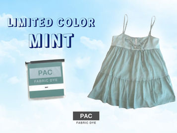 PAC FABRIC DYE MINTで混紡素材を染色