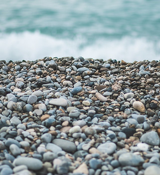 plage de galets