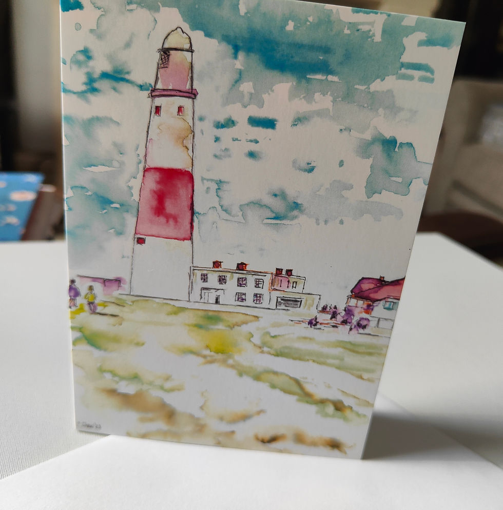 'Portland Bill' Greetings card