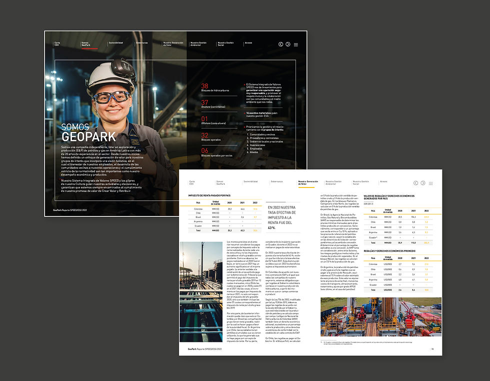 Geopark - Reporte SPEED (2022)