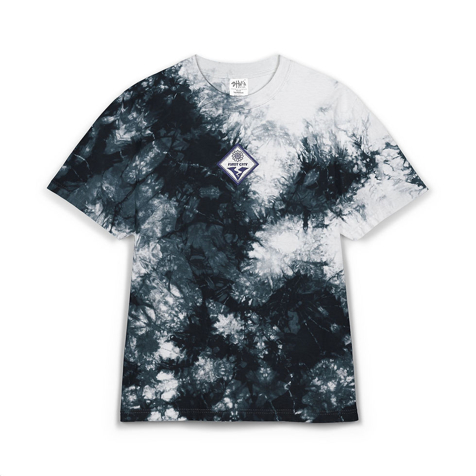 Thumbnail: Tie-Dye Spiral Tee FCFC — Embroidered FCFC Patch