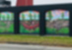 Tchoupitoulas Flood Wall Mural