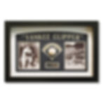 Custom Framed Joe DiMaggio Signed Baseball