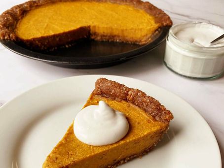 Vegan No Bake Pumpkin Cheesecake