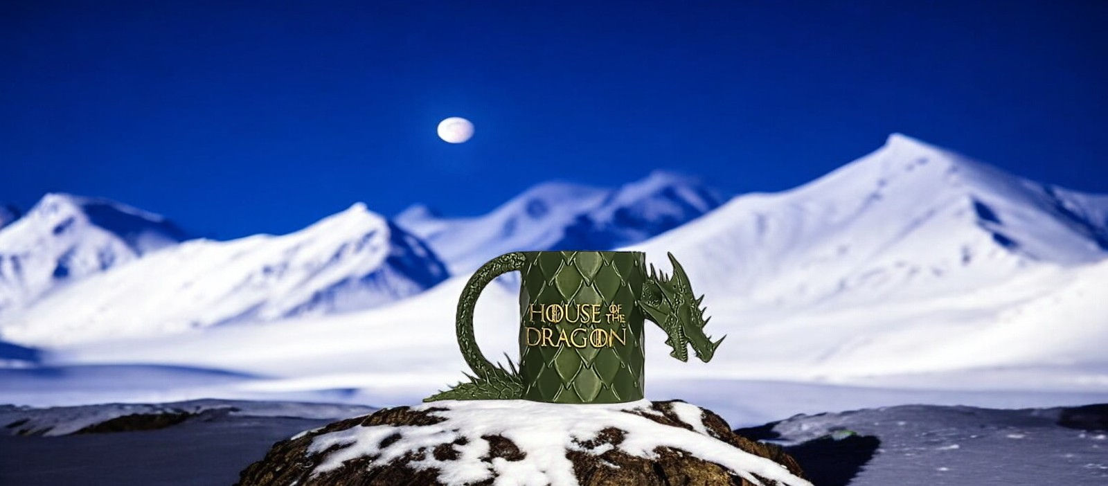 House Of Dragon Yeşil Ejderha Bardak