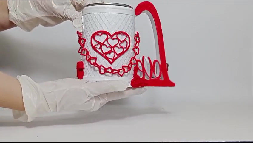 Miniaturbild: Sevgi Kalp Aşk Temalı Bardak