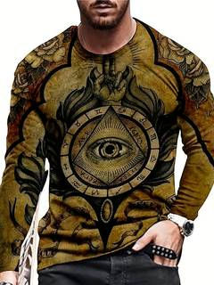 Illuminated Eye Long Sleeve Top