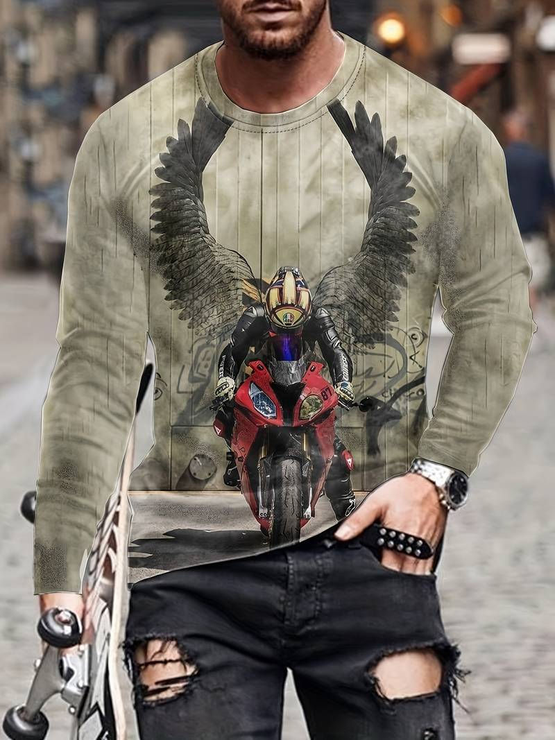 MotorCycle Long Sleeved Top