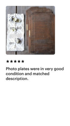 Antique camera photographic plate holder