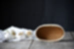 Rustic oval wooden storage box for farmhouse or cottagecore decor