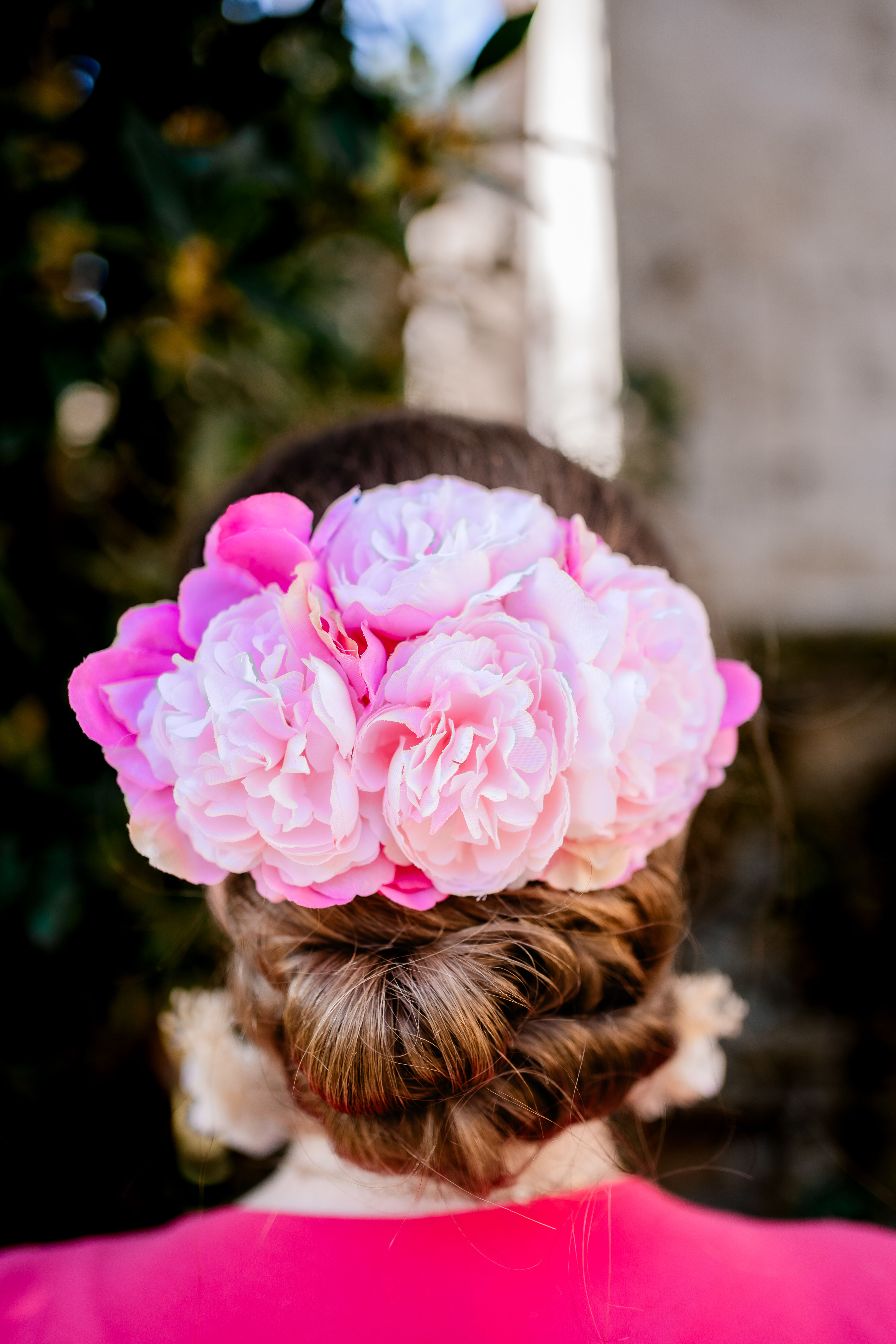 Barrette Ibos rose
