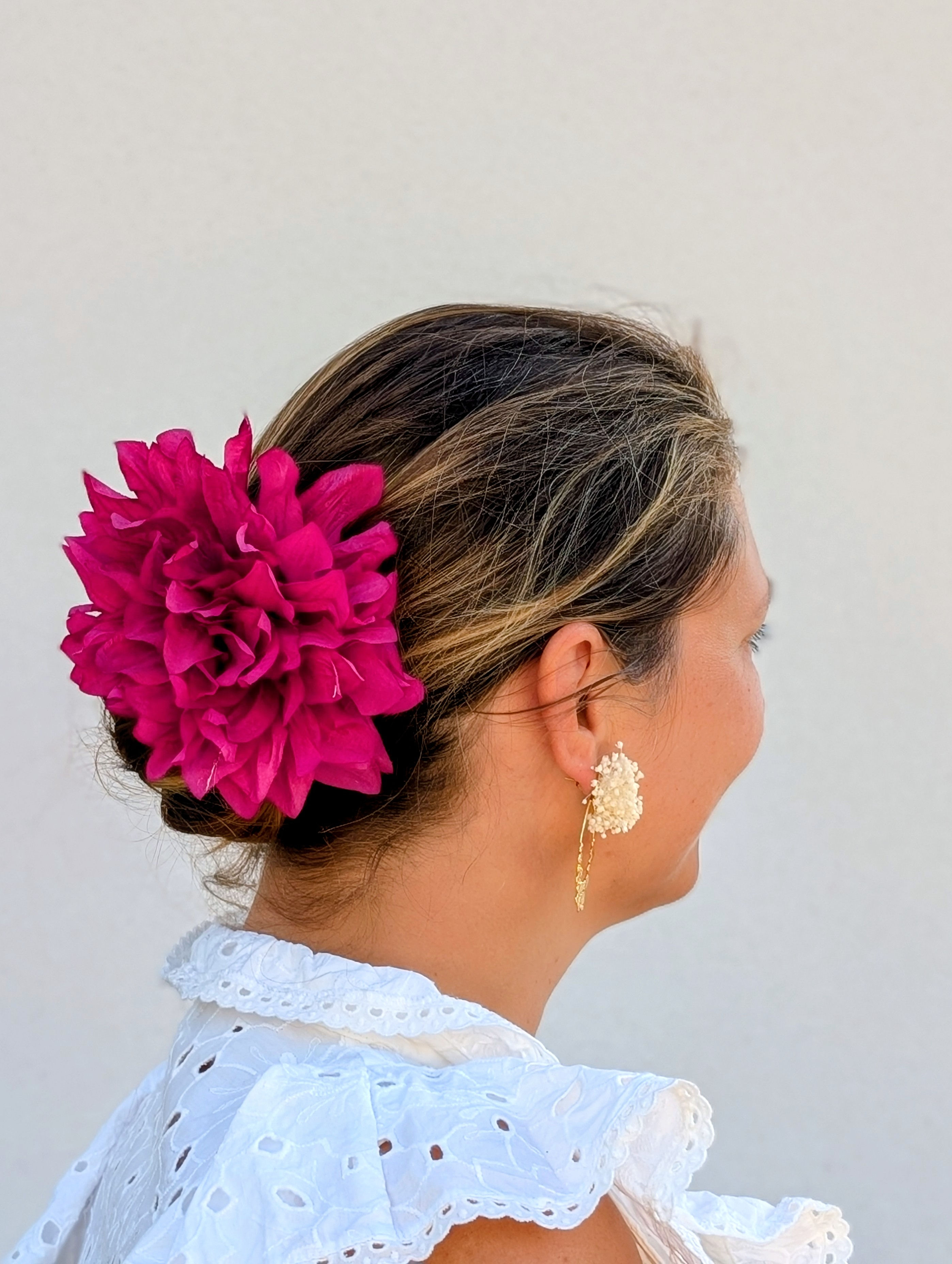 Peigne Petit Peyrun grosse fleur bougainvillier