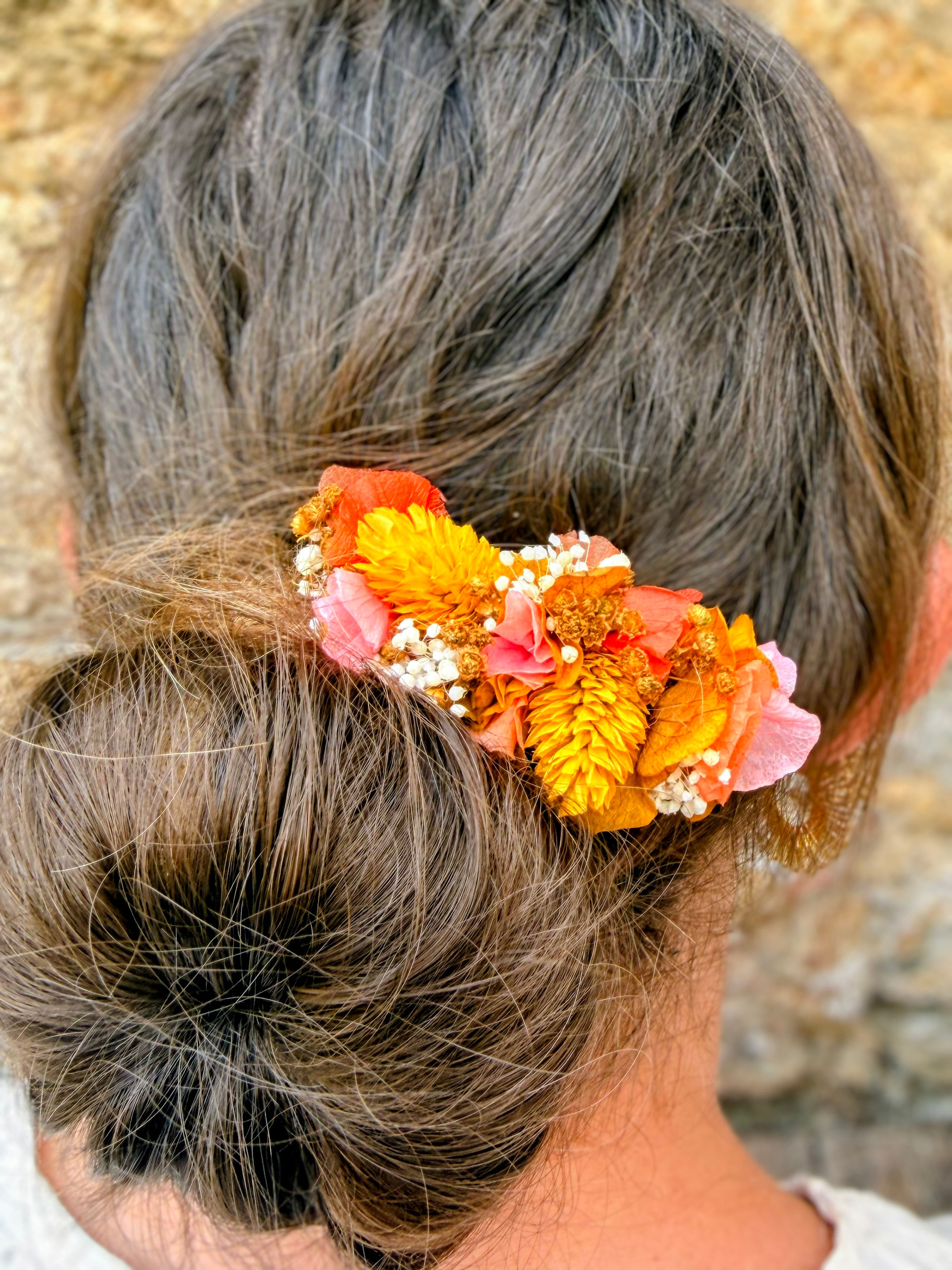 Pince Croco Ilhet orange, jaune, rose et blanche