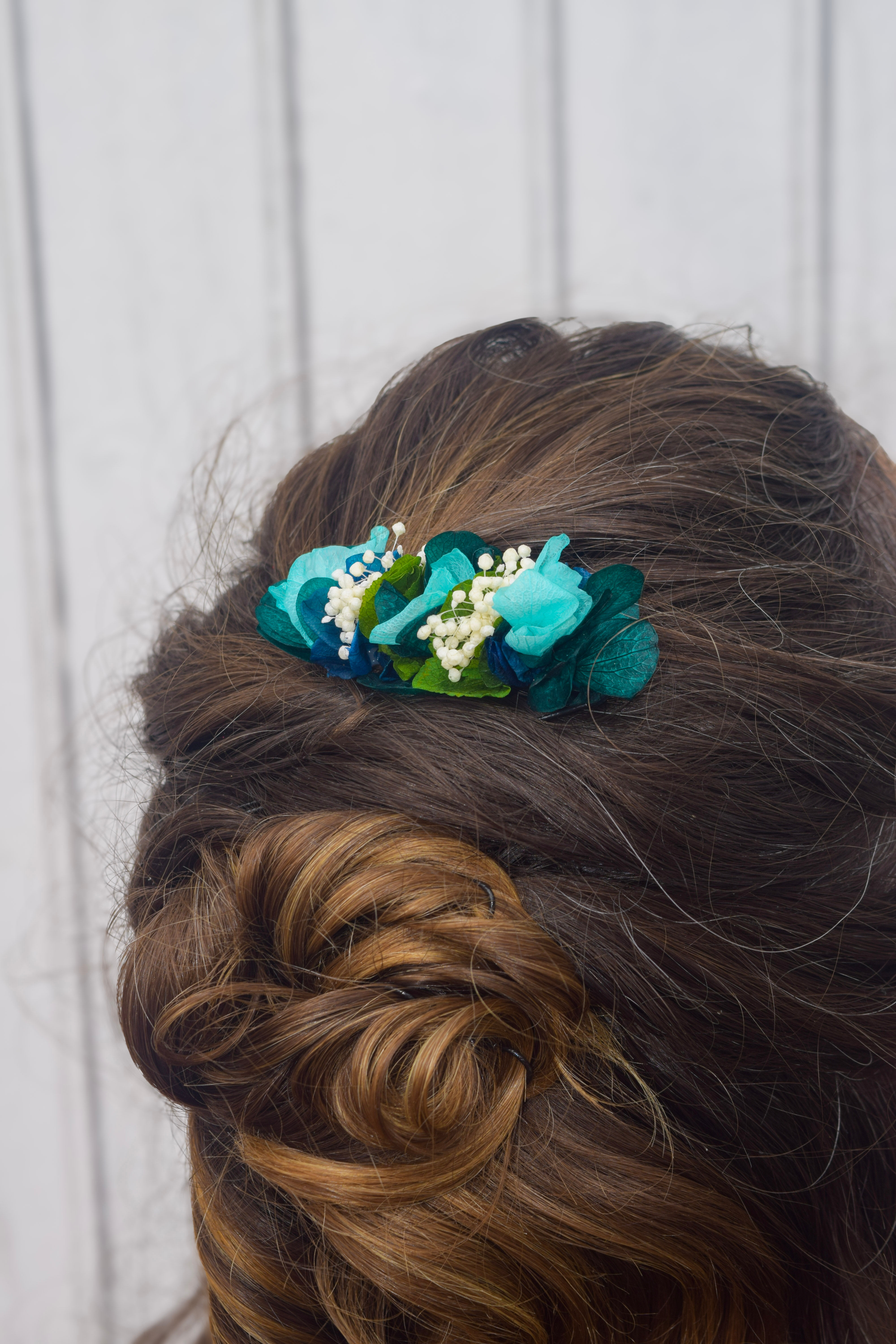 Pince Croco Ilhet vert, turquoise et blanc