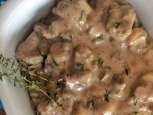 Estrogonofe de carne sem creme de leite