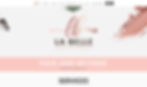 LA BELLE House of Beauty Website & Logo