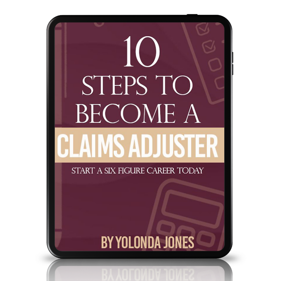 Ebook 10 Steps to a claims adjuster EBOOK