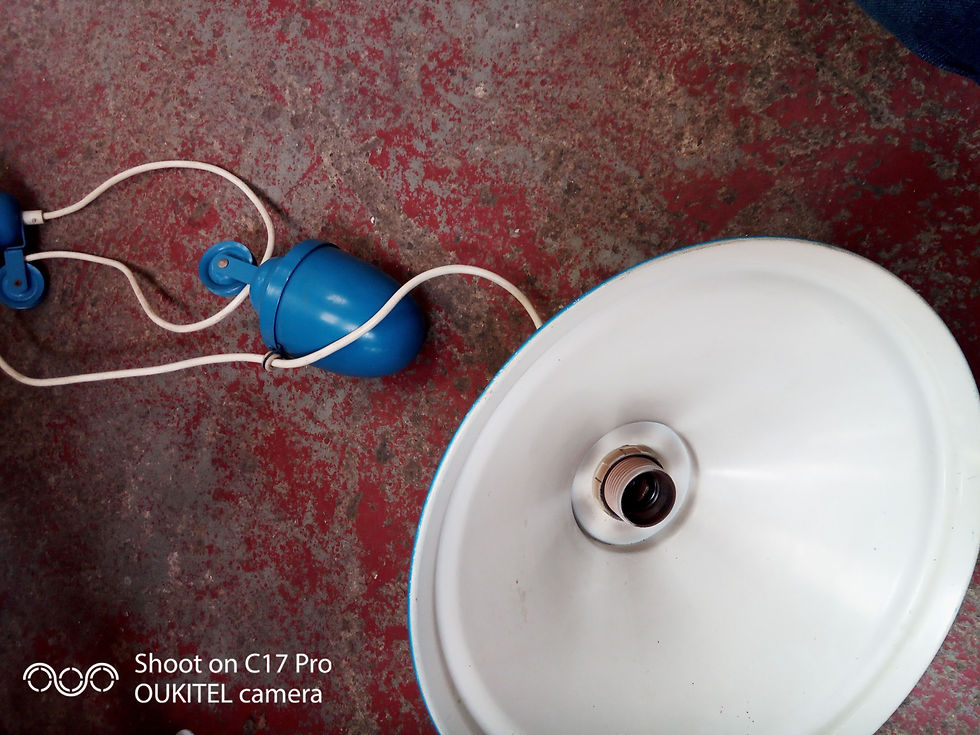 Miniature : 210 LUSTRE A POULIE VINTAGE