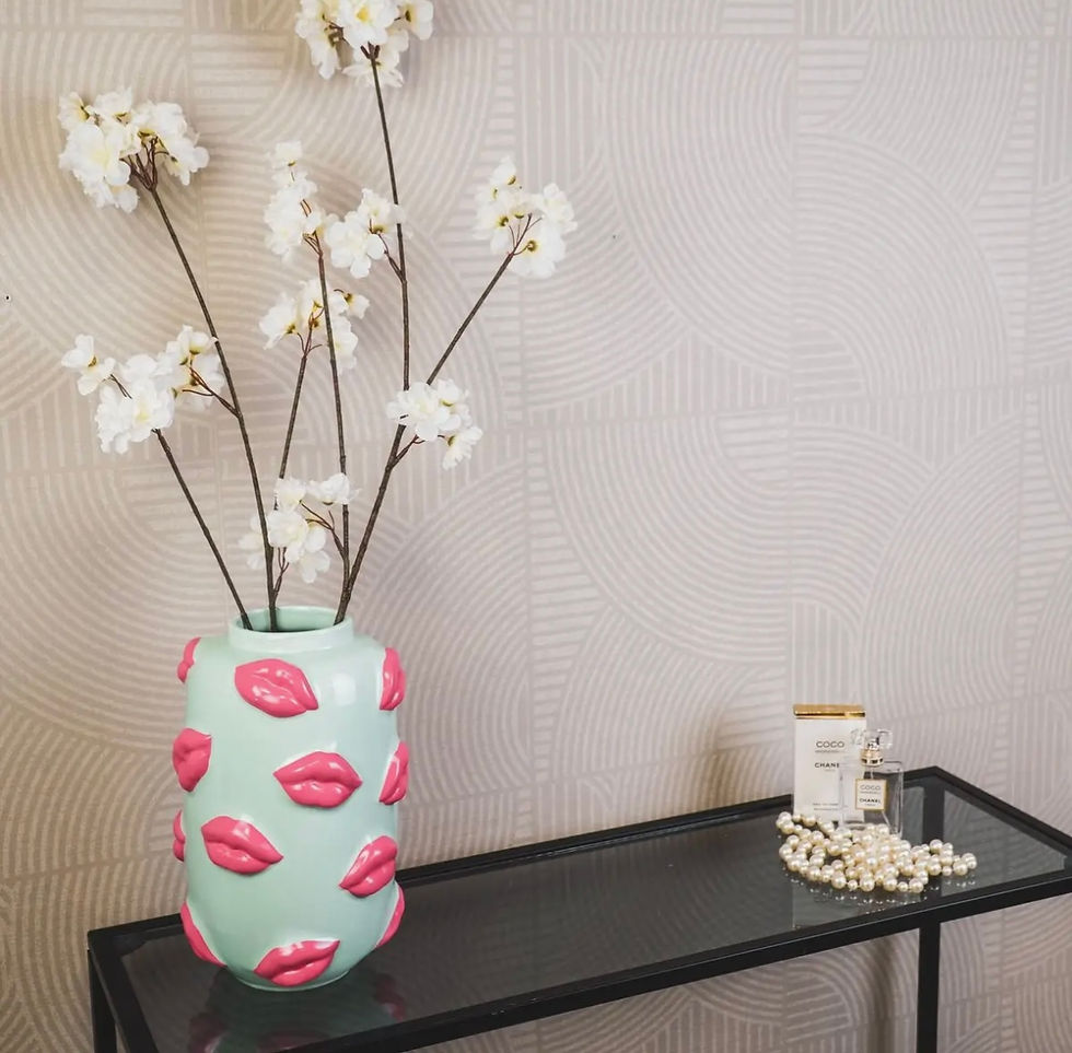 Miniaturbild: Vase Kiss Minze/Rosa