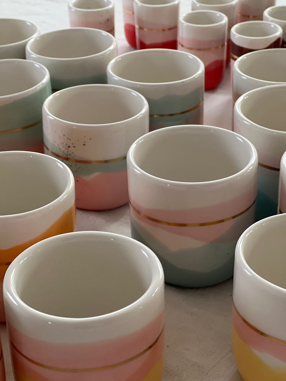 Miniaturbild: Wunderschöne handgemachte Tasse  in 2 Größen