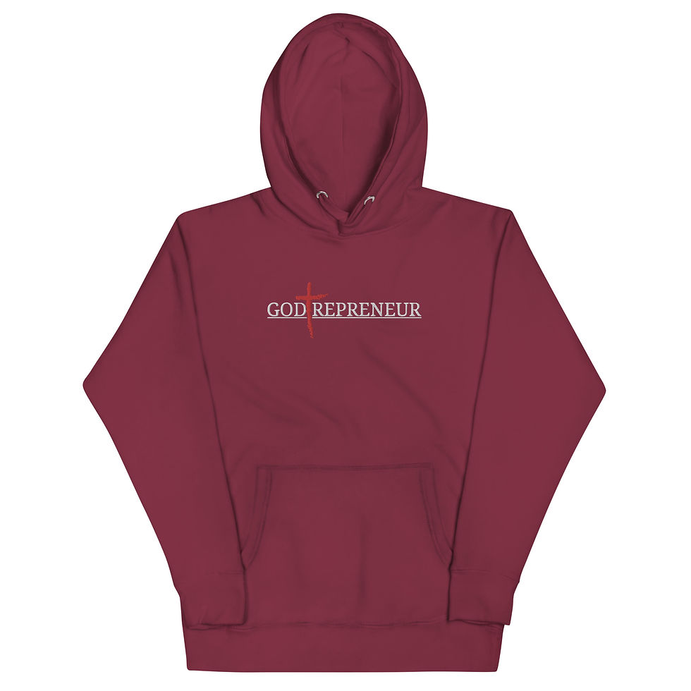 縮圖：Godtrepreneur Embroidered Unisex Hoodie