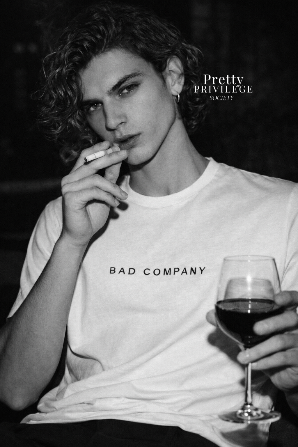 white cotton t-shirt